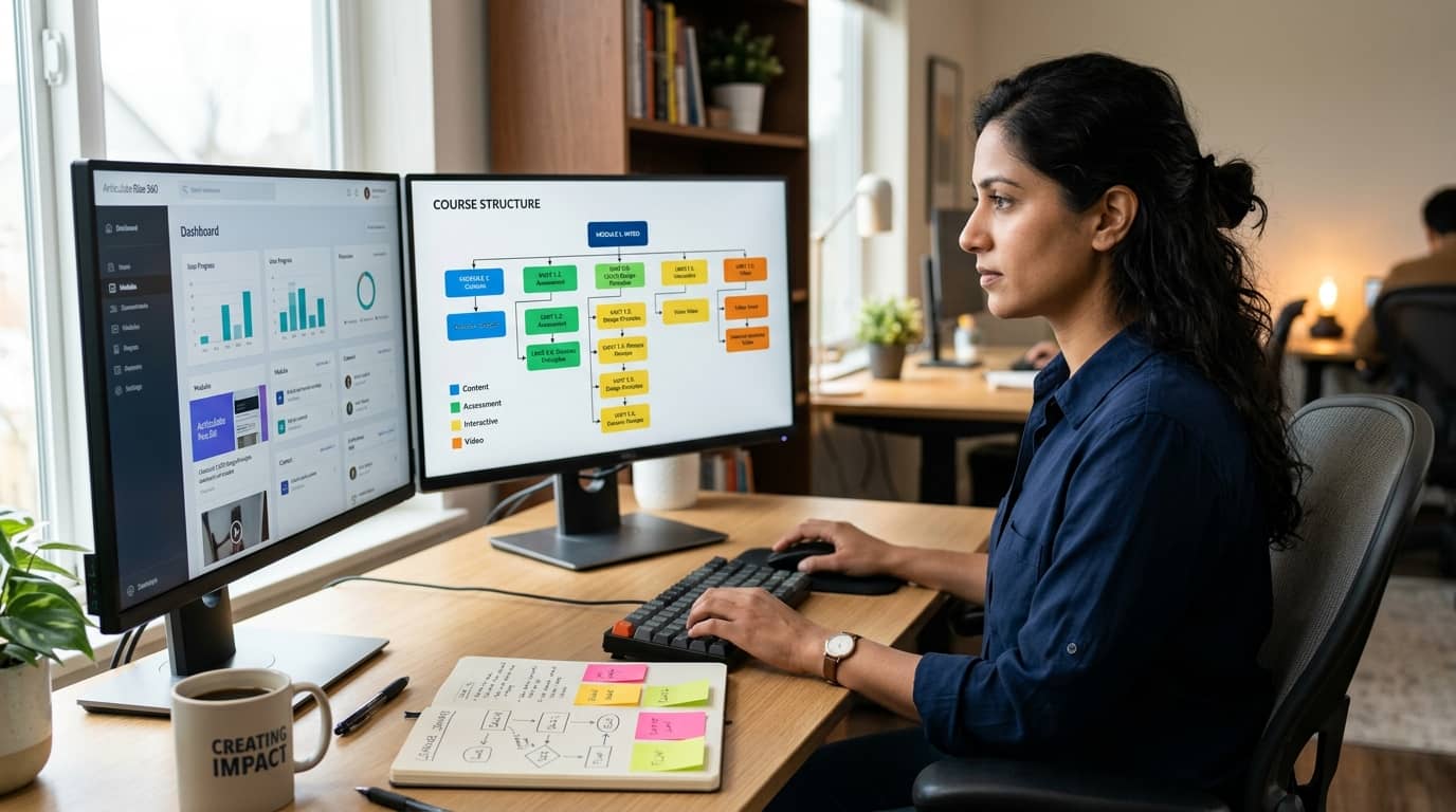 Curso de diseño y desarrollo de cursos online