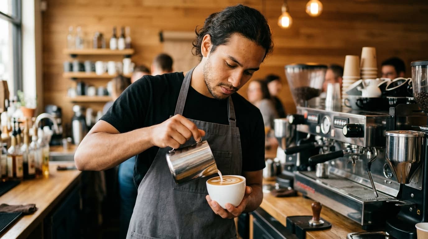 Curso de atención en cafetería