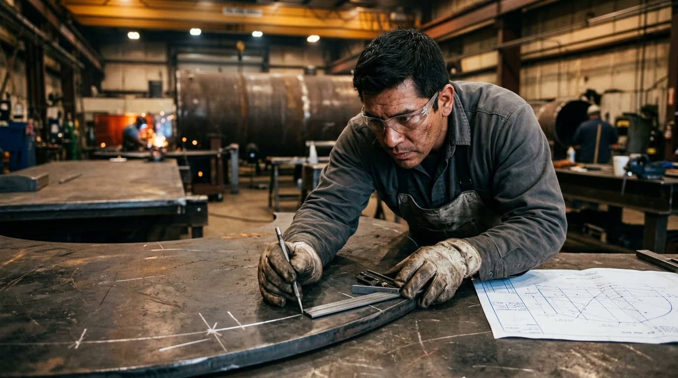 Curso de trazado y fabricación en calderería