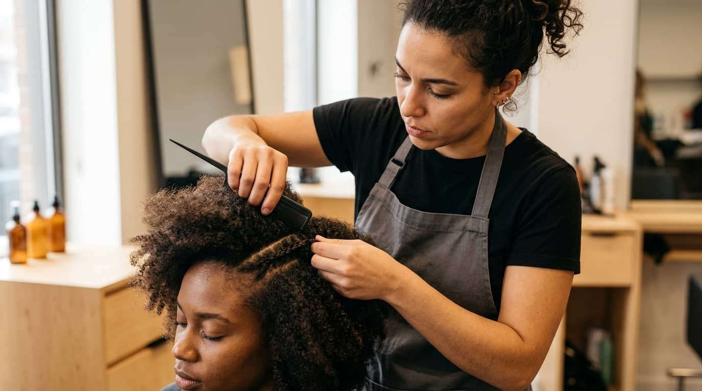 Curso de cuidado y peinado de cabello afro