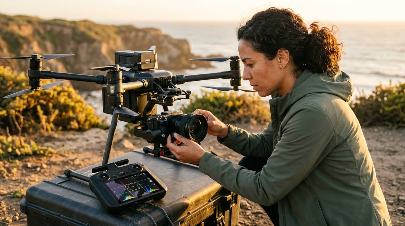 Curso de producción audiovisual con drones