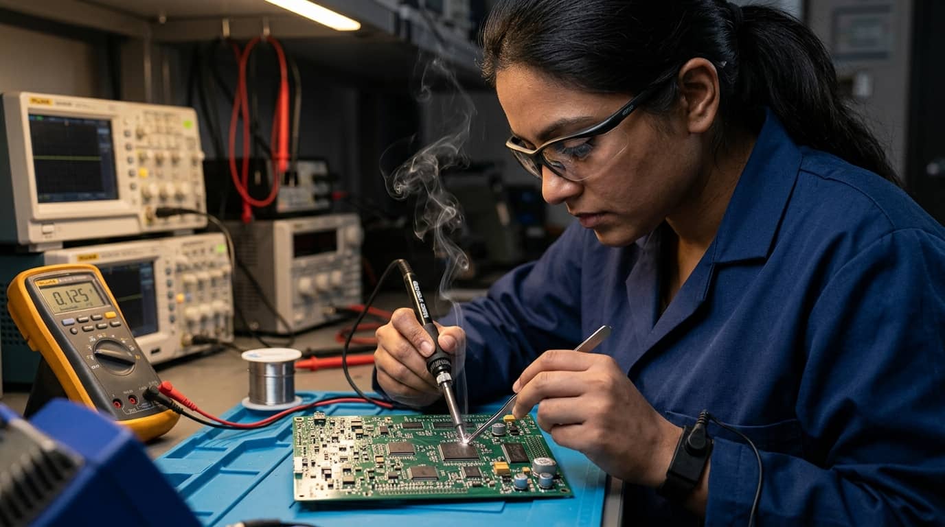 Curso de reparación de placas de circuito impreso (PCB)