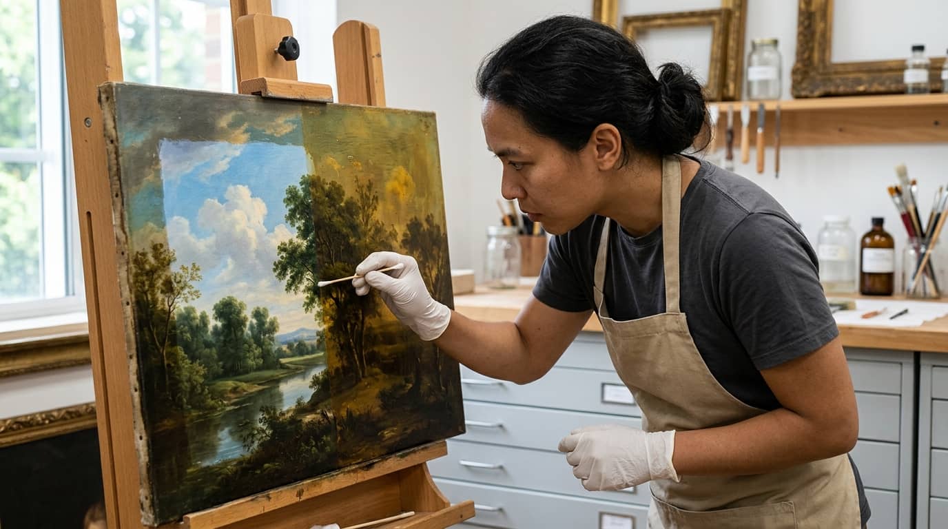Entrenamiento para Restauradores de Arte