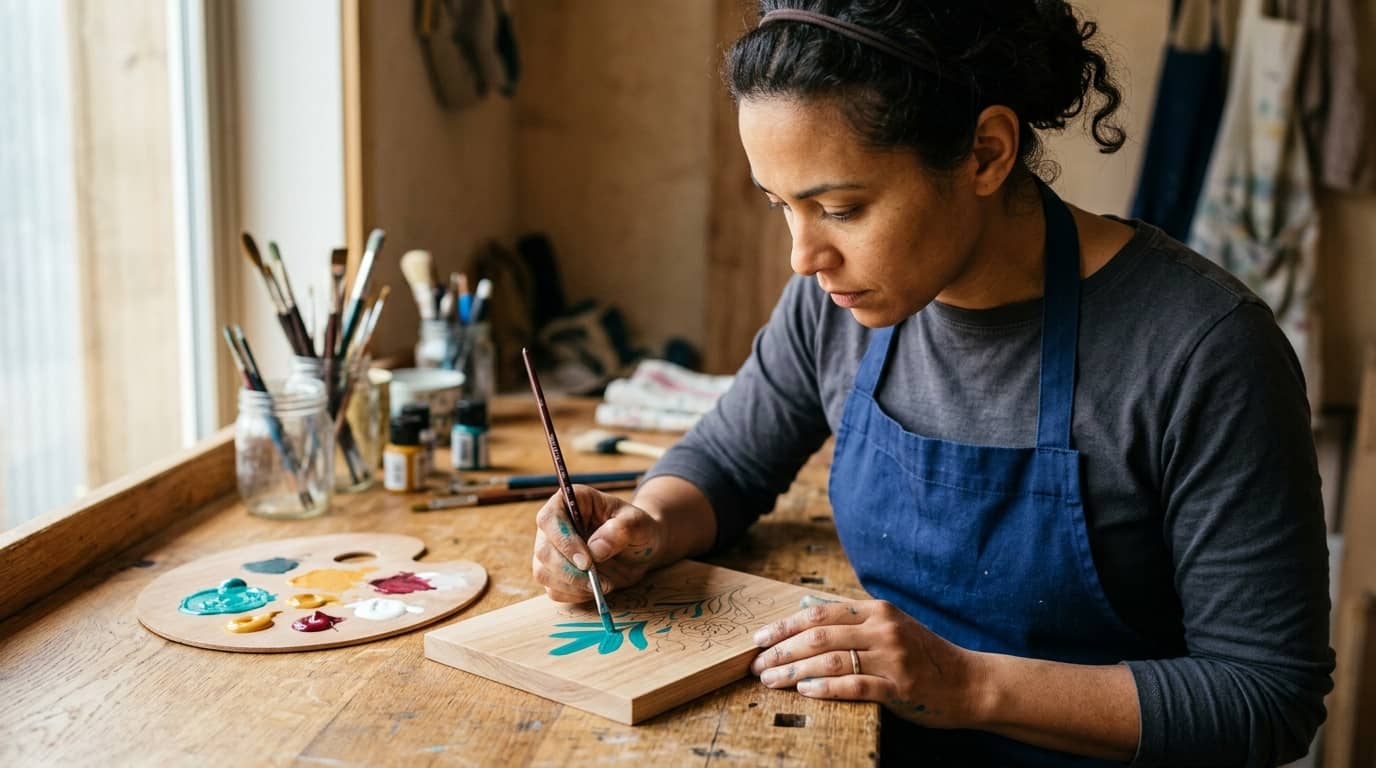 Curso de Pintura em Artesanato