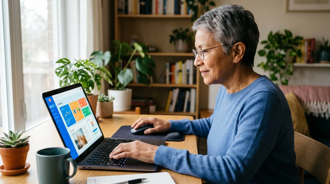 Curso de computación para adultos mayores