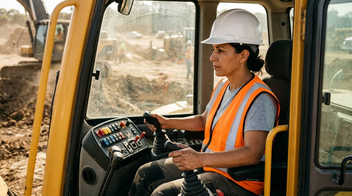 Curso de operador de retroexcavadora