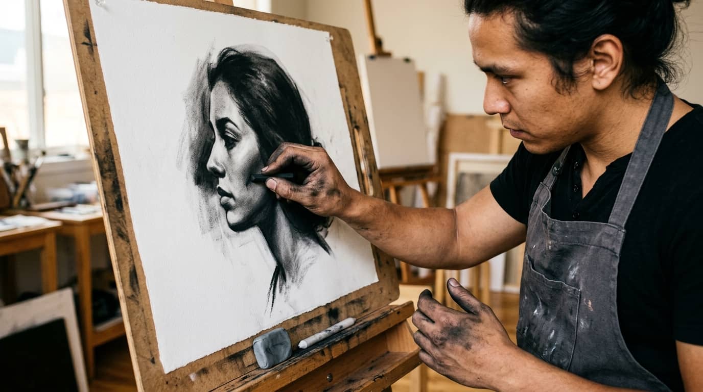 Charcoal Drawing Course