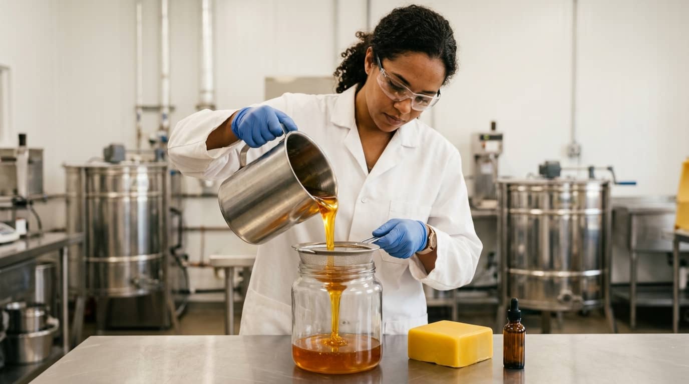 Curso de Processamento de Produtos da Colmeia (Mel, Cera, Própolis)