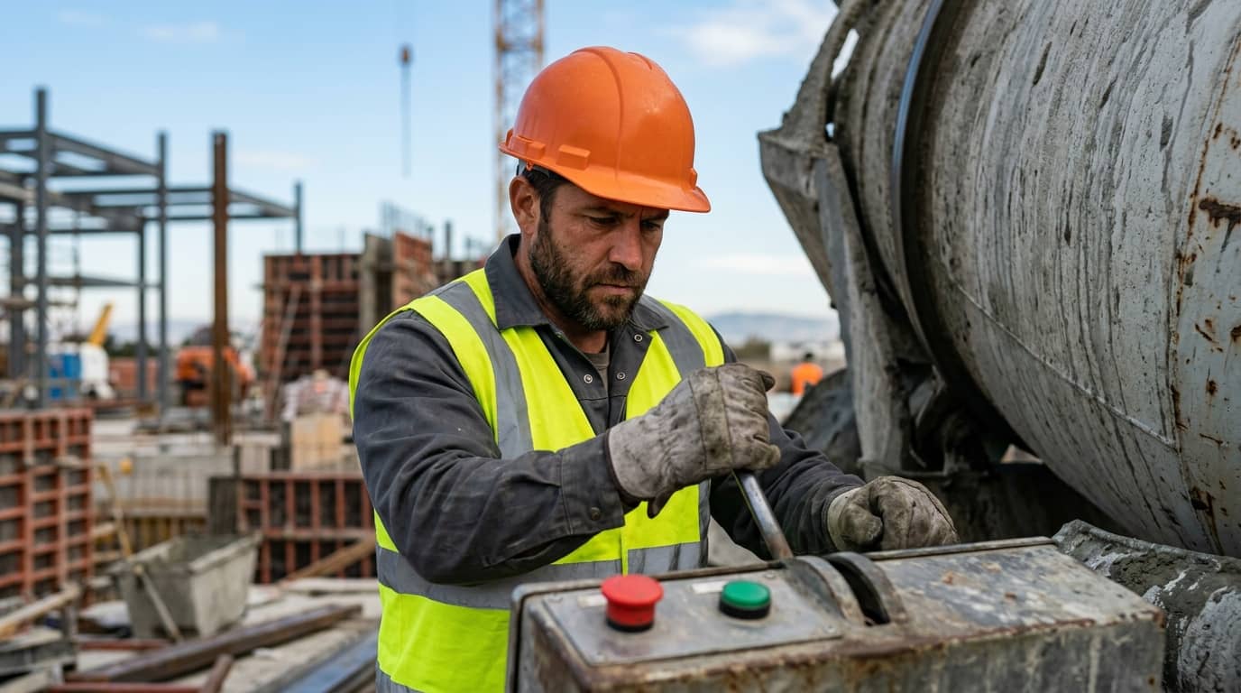 Curso de operador de hormigonera