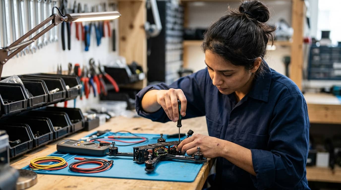Curso de montaje y mantenimiento de drones