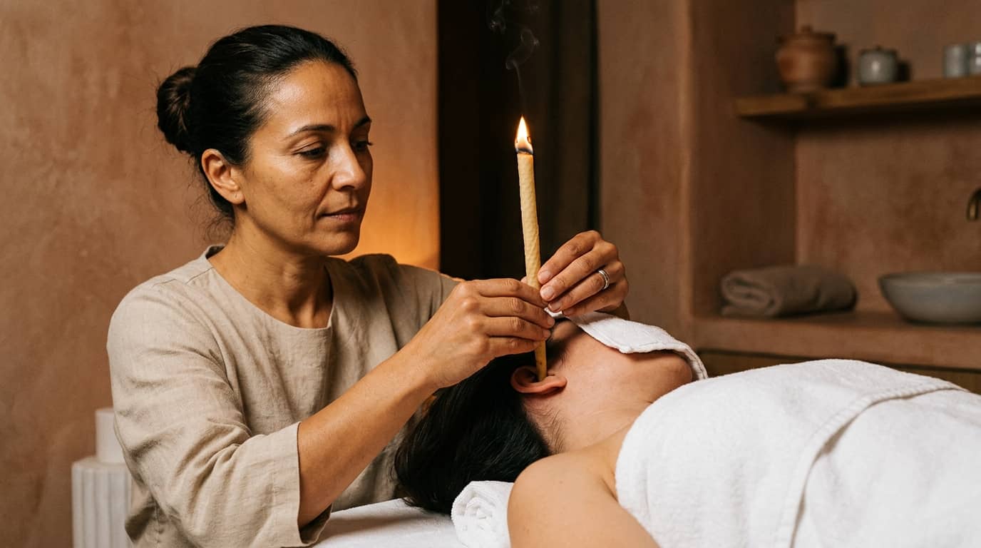 Curso de velas Hopi (conos auriculares)