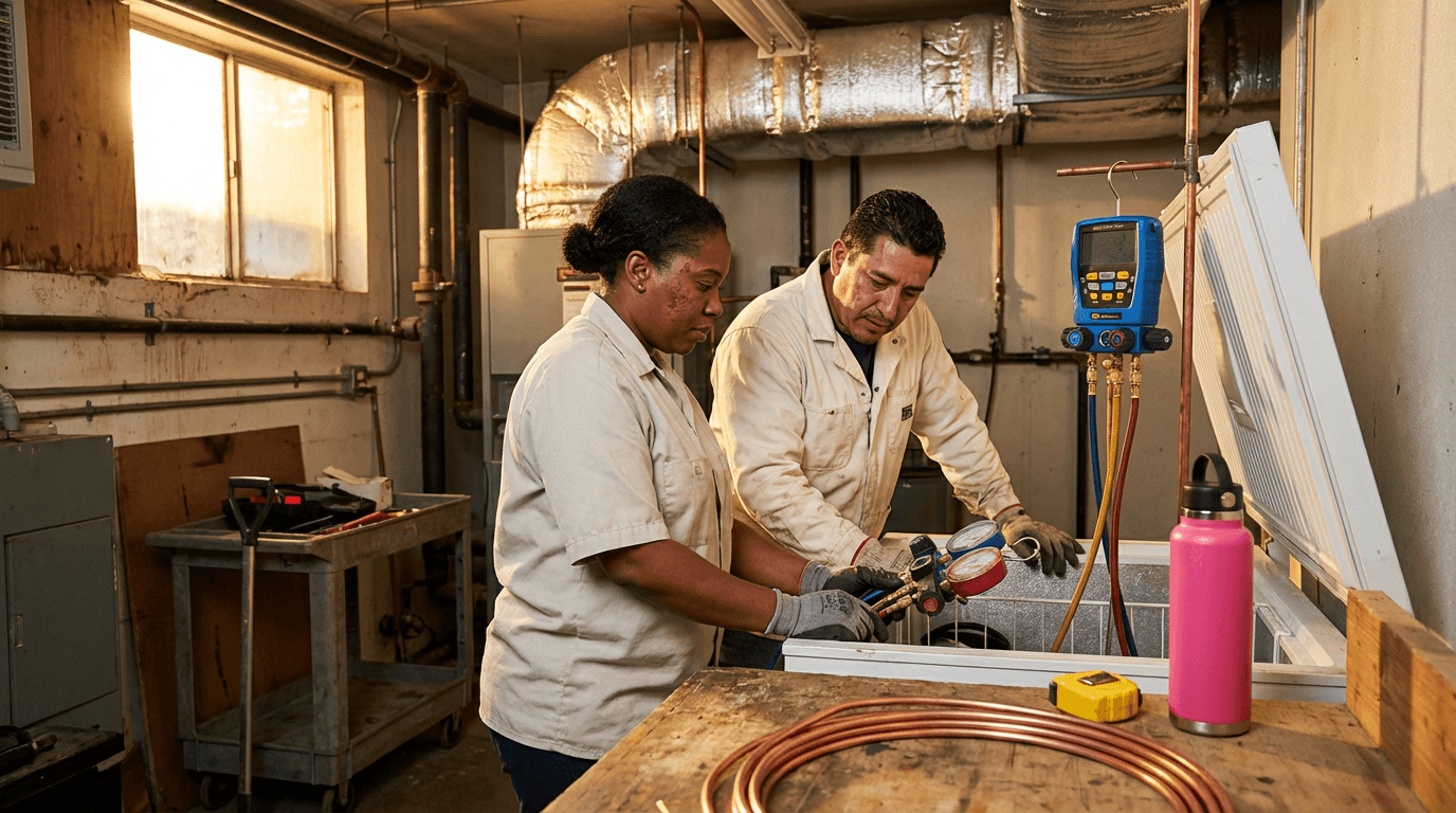 การฝึกอบรมช่างเทคนิคระบบทำความร้อน