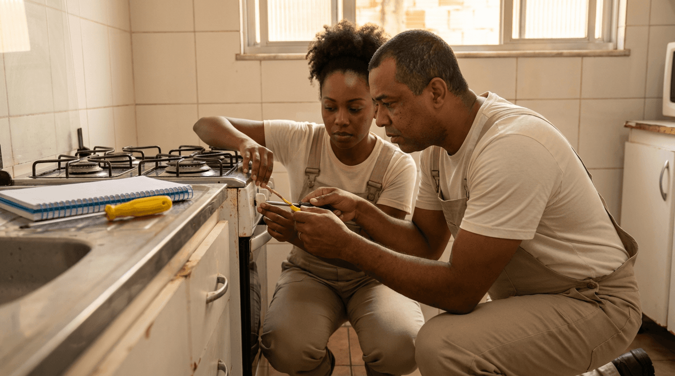 Curso de Conserto de Fogão a Gás
