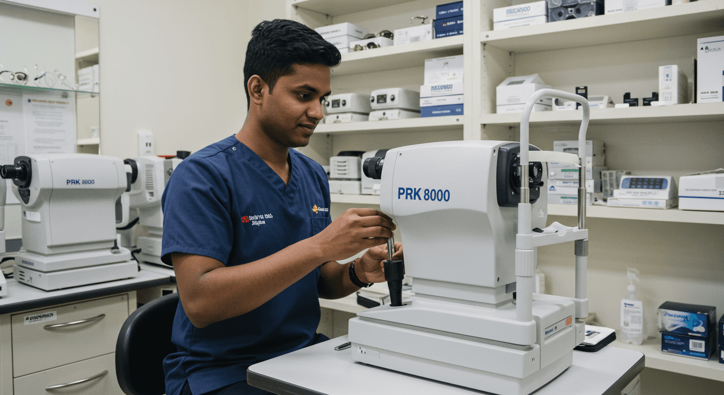 Curso de Manutenção e Diagnóstico de Equipamentos Oftalmológicos