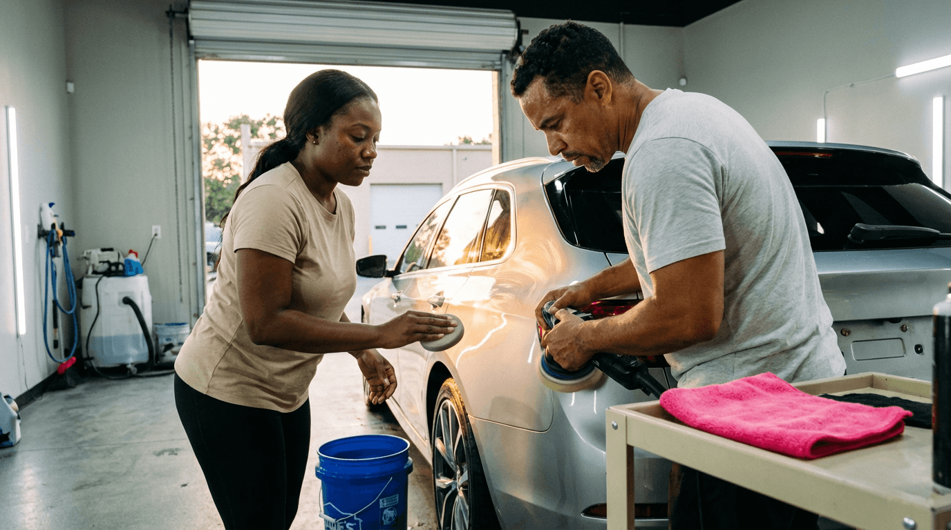 Curso de Auxiliar de Polimento de Carros