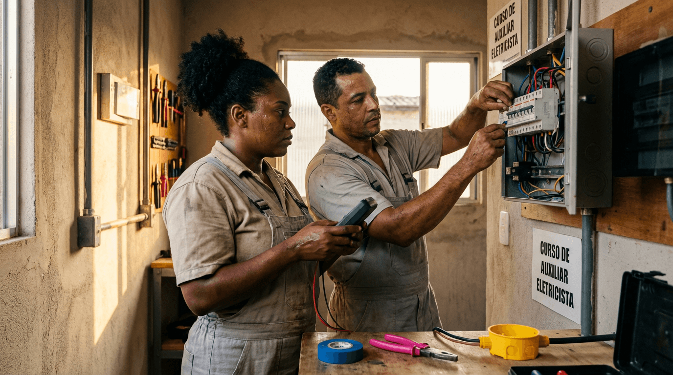 Curso de Auxiliar Eletricista