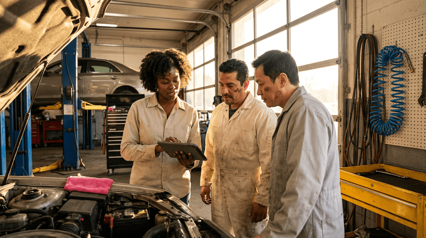 Automotive mechanics training
