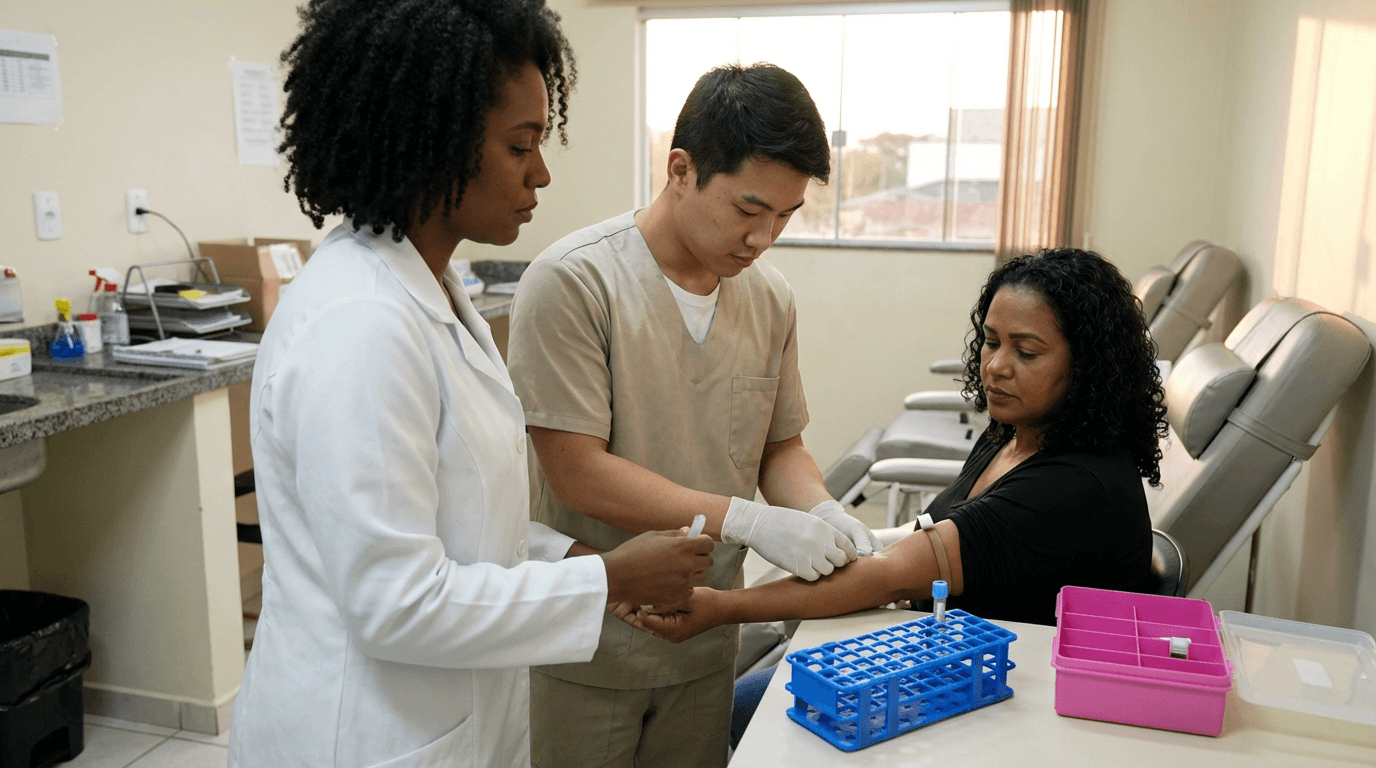 Curso de Auxiliar de Coleta de Sangue