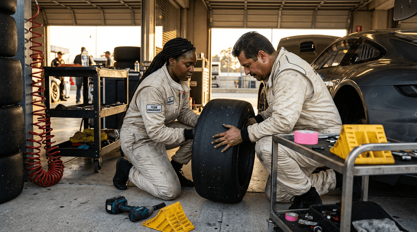Tire mounting training