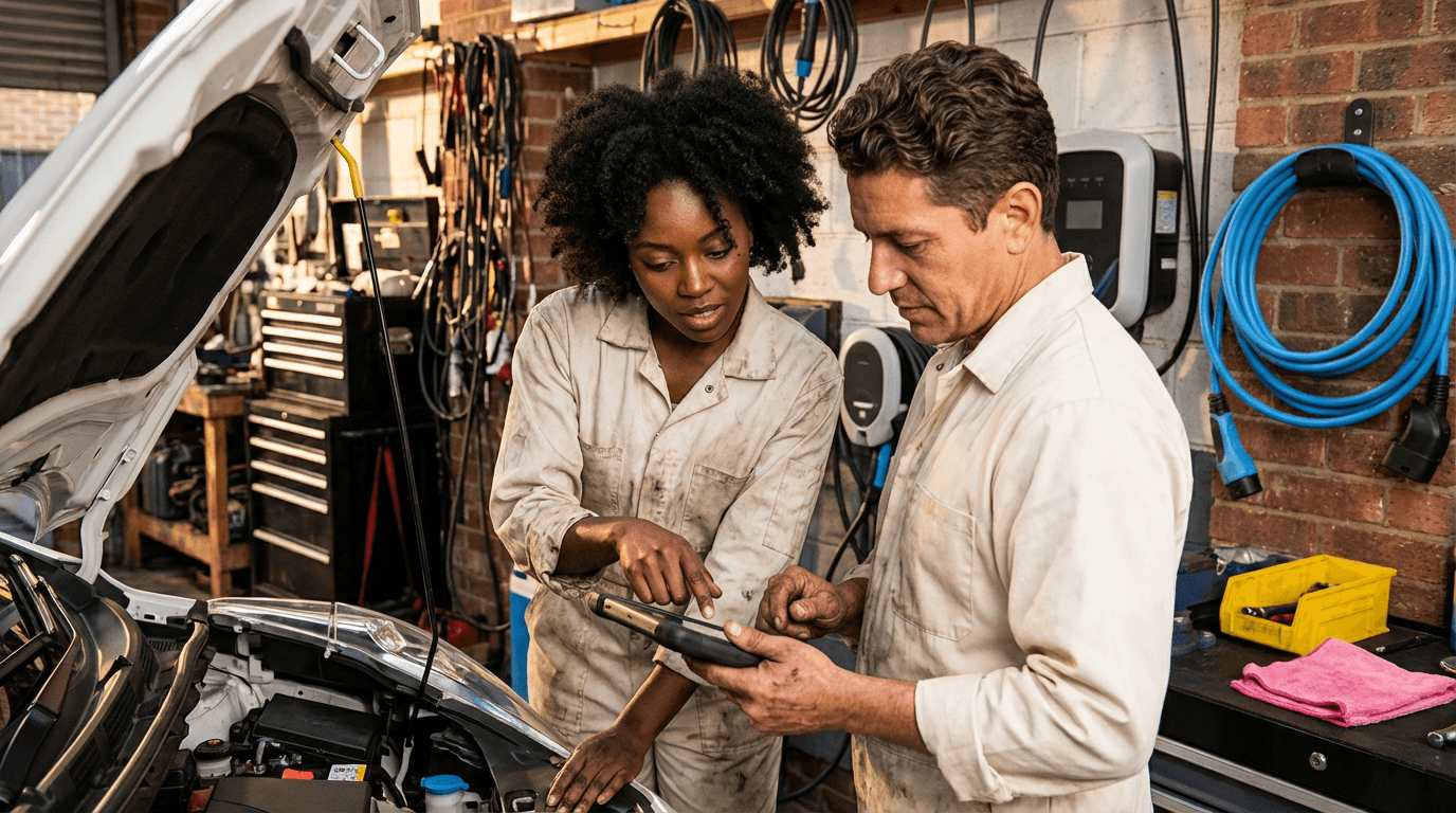 Electric automotive mechanics training