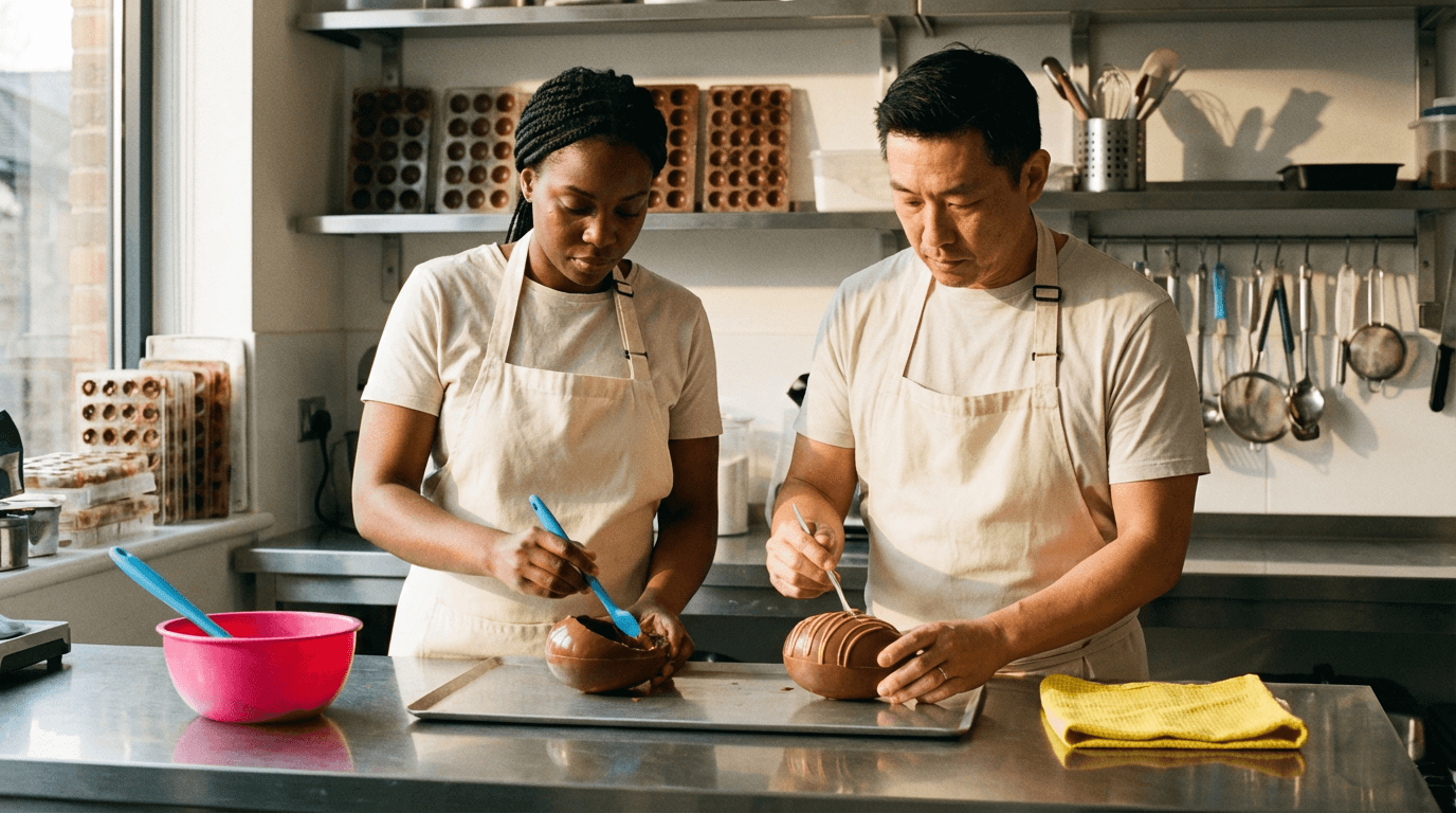 Curso de Ovos de Páscoa Gourmet