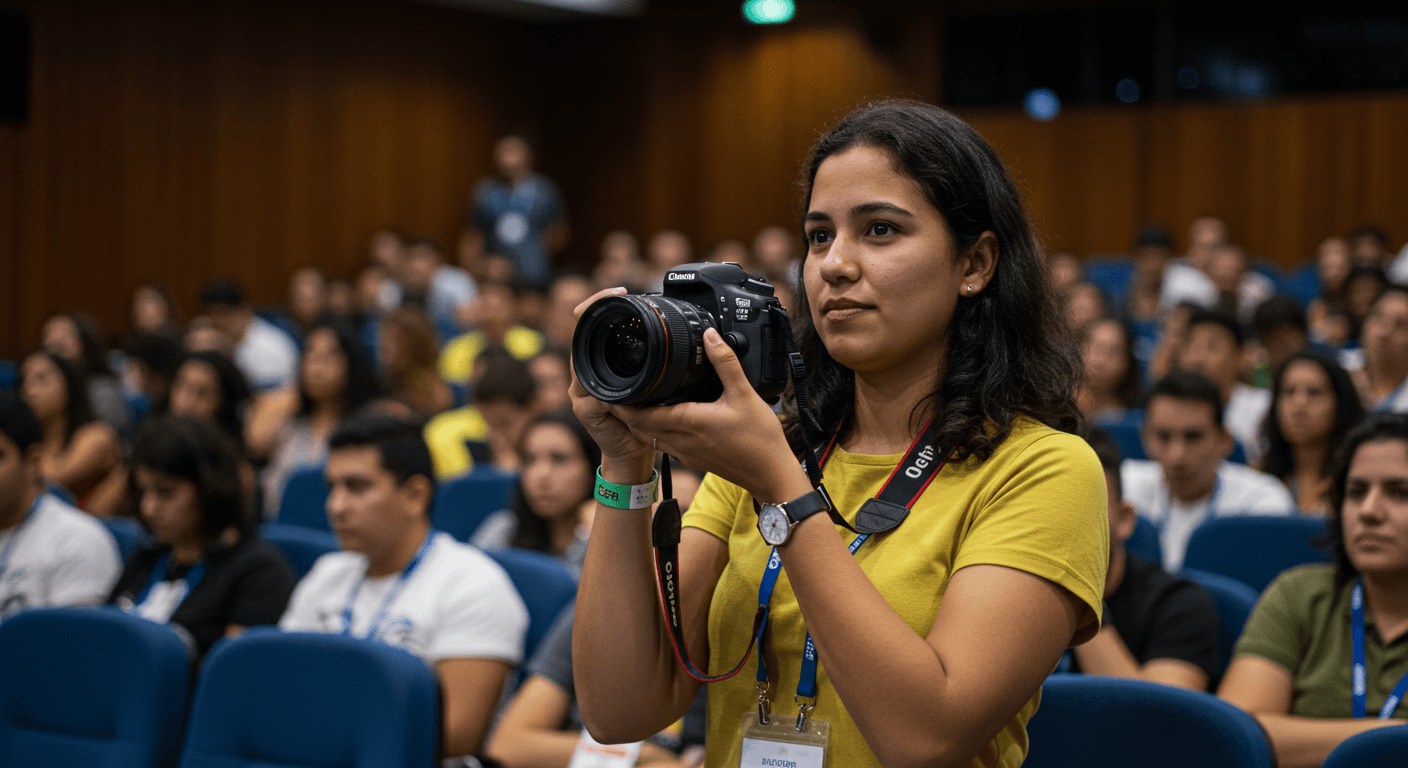 Curso de Captação Profissional de Imagem e Áudio em Eventos e Palestras
