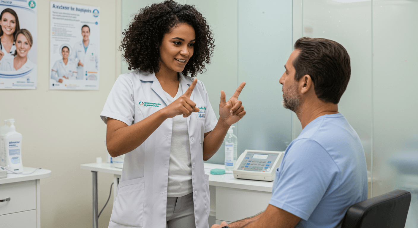 Curso de Libras para Profissionais de Saúde