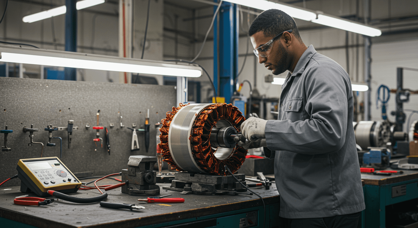 Electrical Motor Rewinding — Diagnostics, Design, Rewinding Practice and Quality Assurance Course