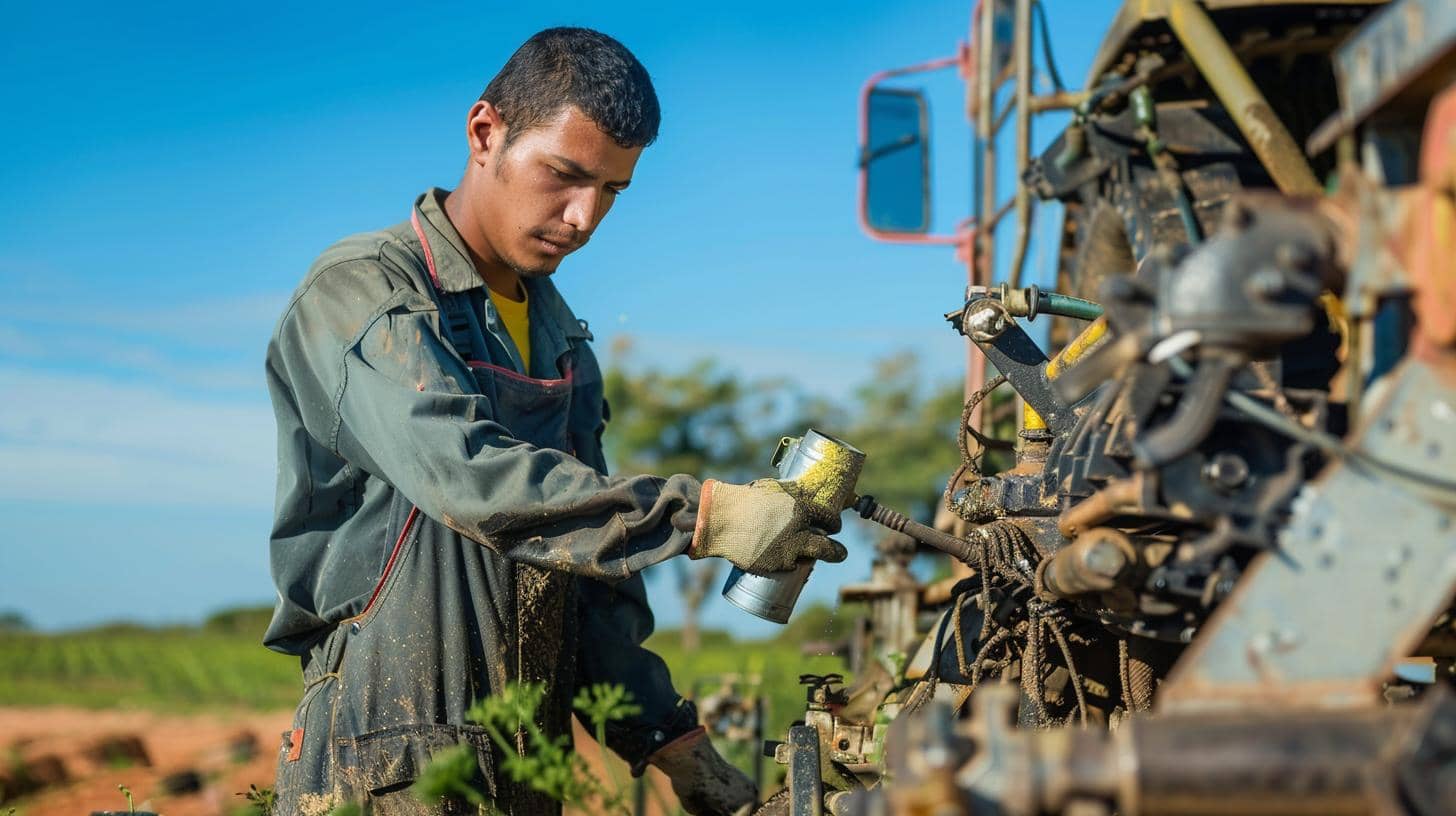 Curso de Lubrificação Eficiente de Máquinas Agrícolas
