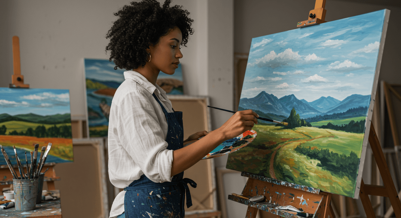 Curso de Pintura em Tela para Iniciantes