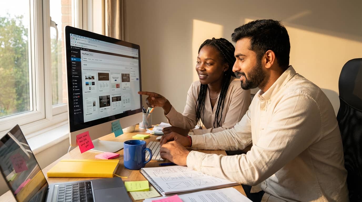 curso de diseño web con WordPress