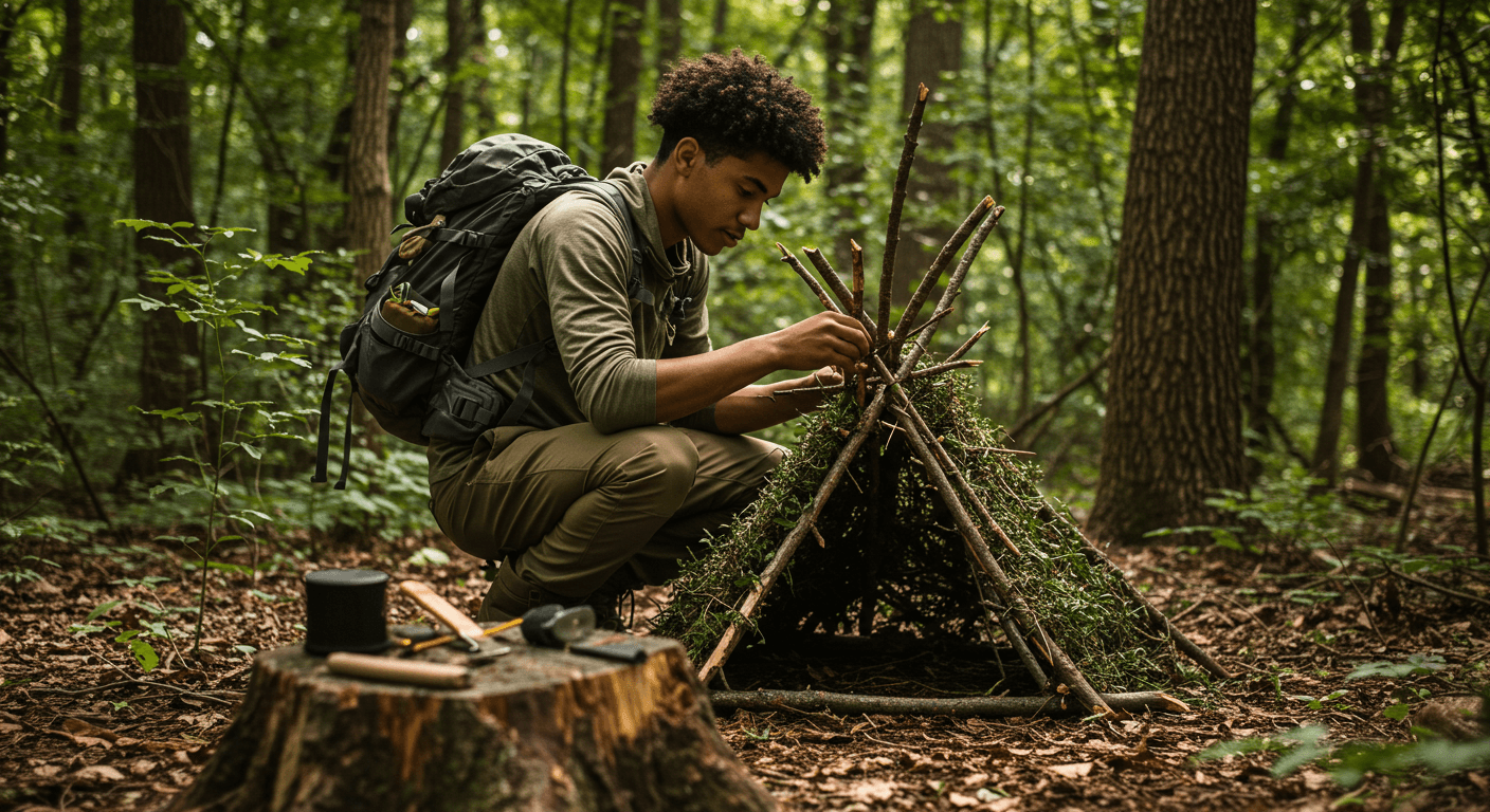Curso de Domínio em Técnicas de Bushcraft e Sobrevivencialismo para Educação Ambiental