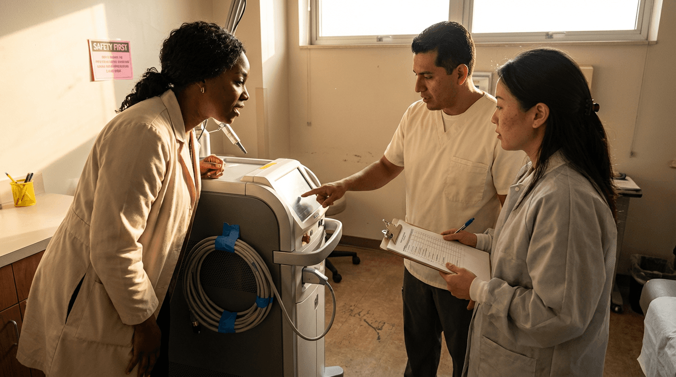 curso de responsable de seguridad láser médico