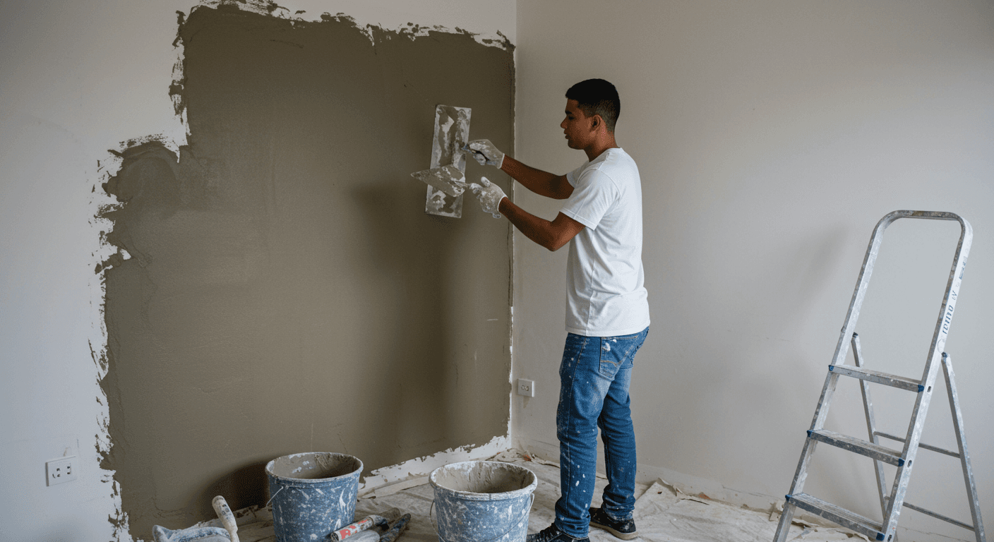 Curso de Reboco de Parede