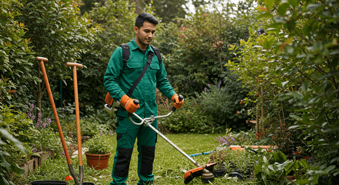Curso de Manejo seguro y eficiente de desmalezadoras y máquinas de jardinería