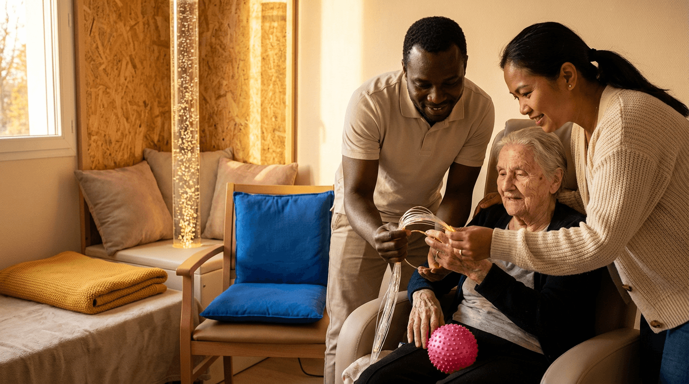 การฝึกอบรม Snoezelen สำหรับ EHPAD