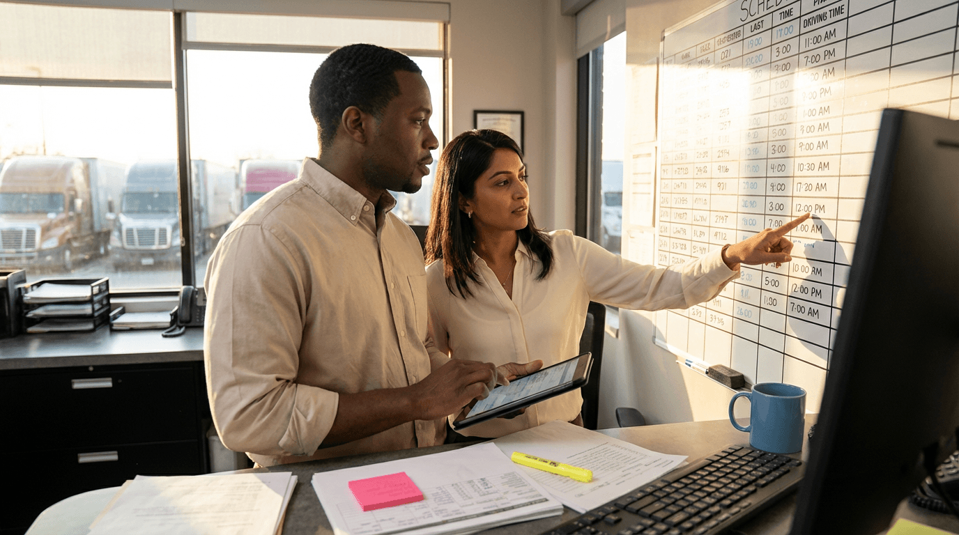 Fahrzeit- und Arbeitszeit-Schulung