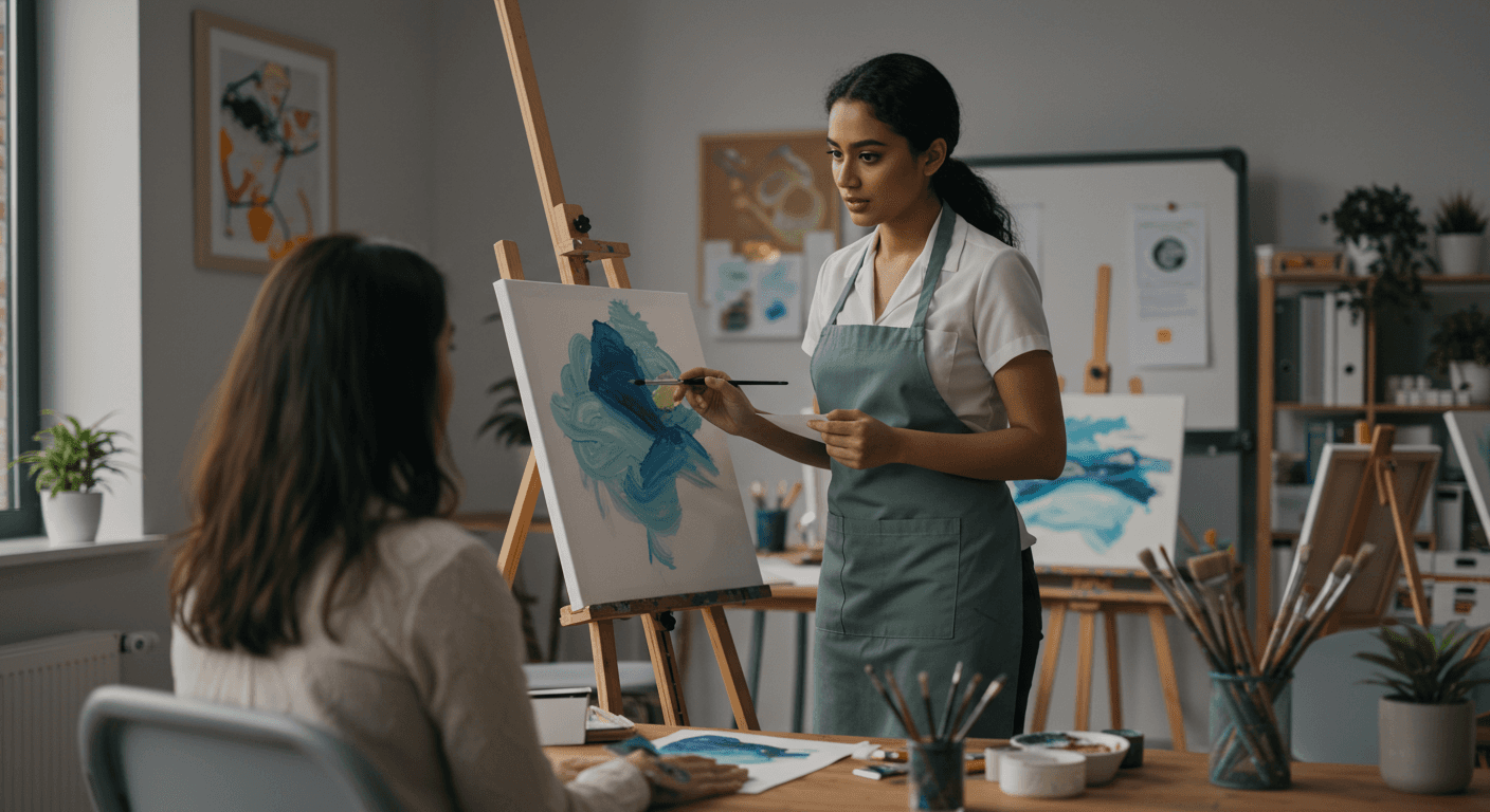 Integrating Arts Therapy Techniques into English Teaching Course