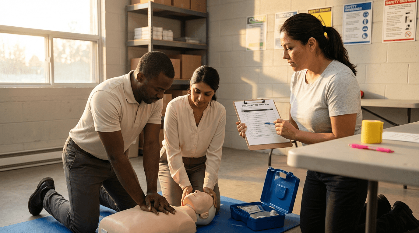CNESST first aid course