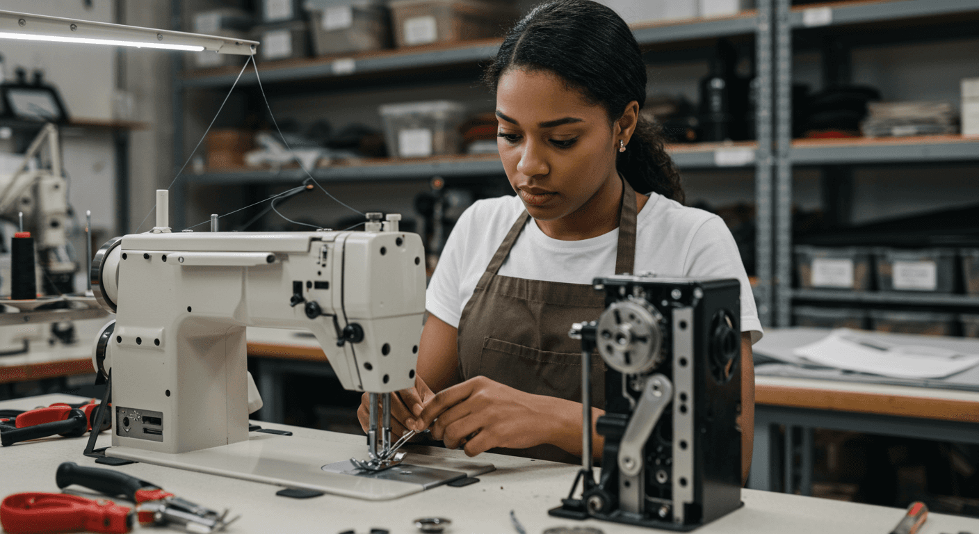 Curso de Mecânica de Máquinas de Costura Industrial