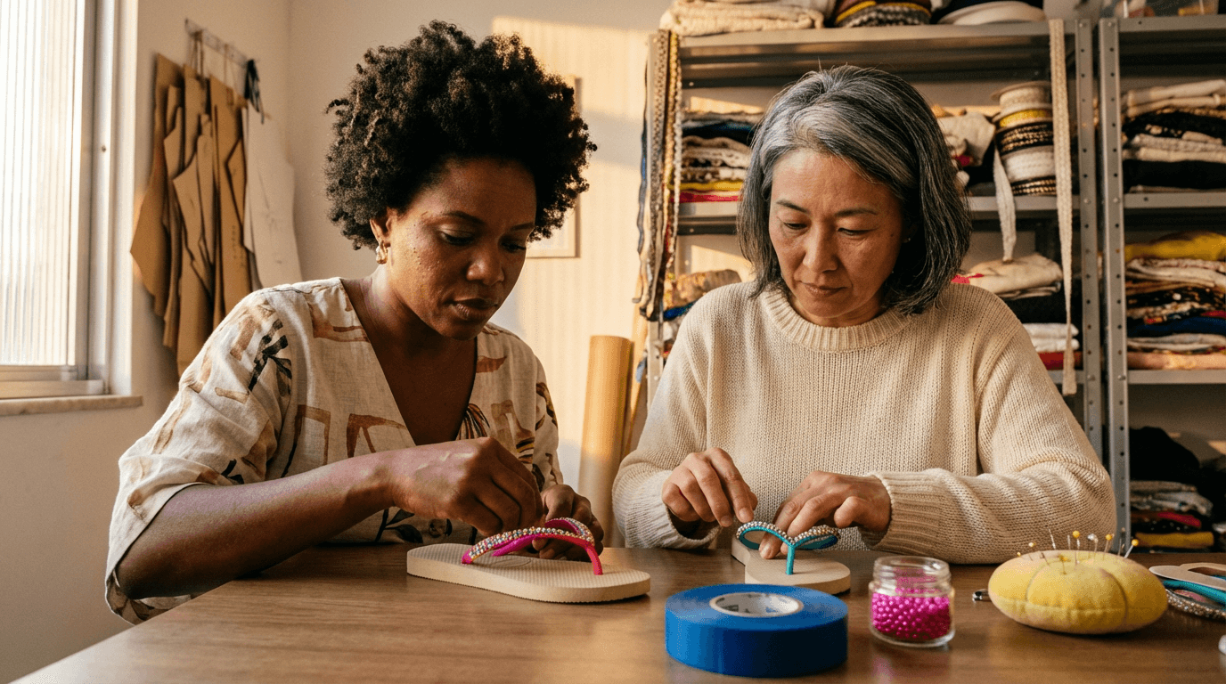 Curso de Customização de Chinelos