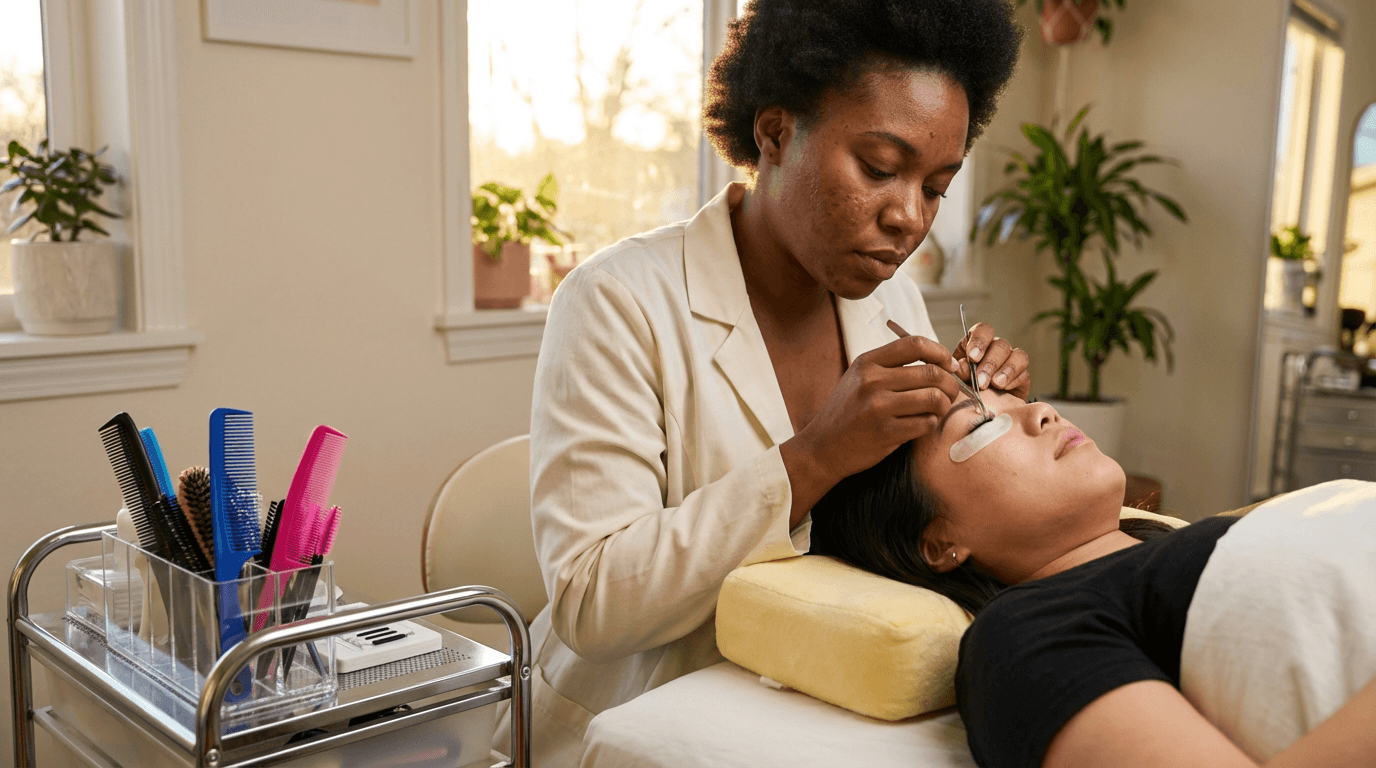 Curso de Cílios e Designer de Sobrancelhas