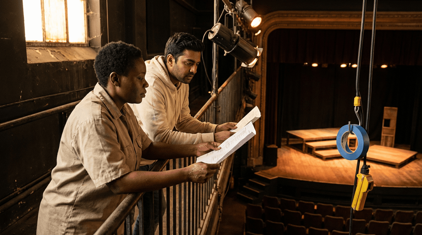 การฝึกอบรมไฟเวทีสำหรับโชว์