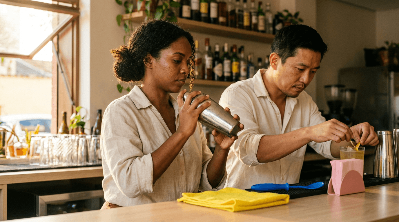 Curso de Barmaid (bargirl)
