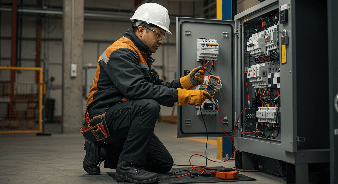 Safe replacement of an indoor 3‑phase distribution panel Course