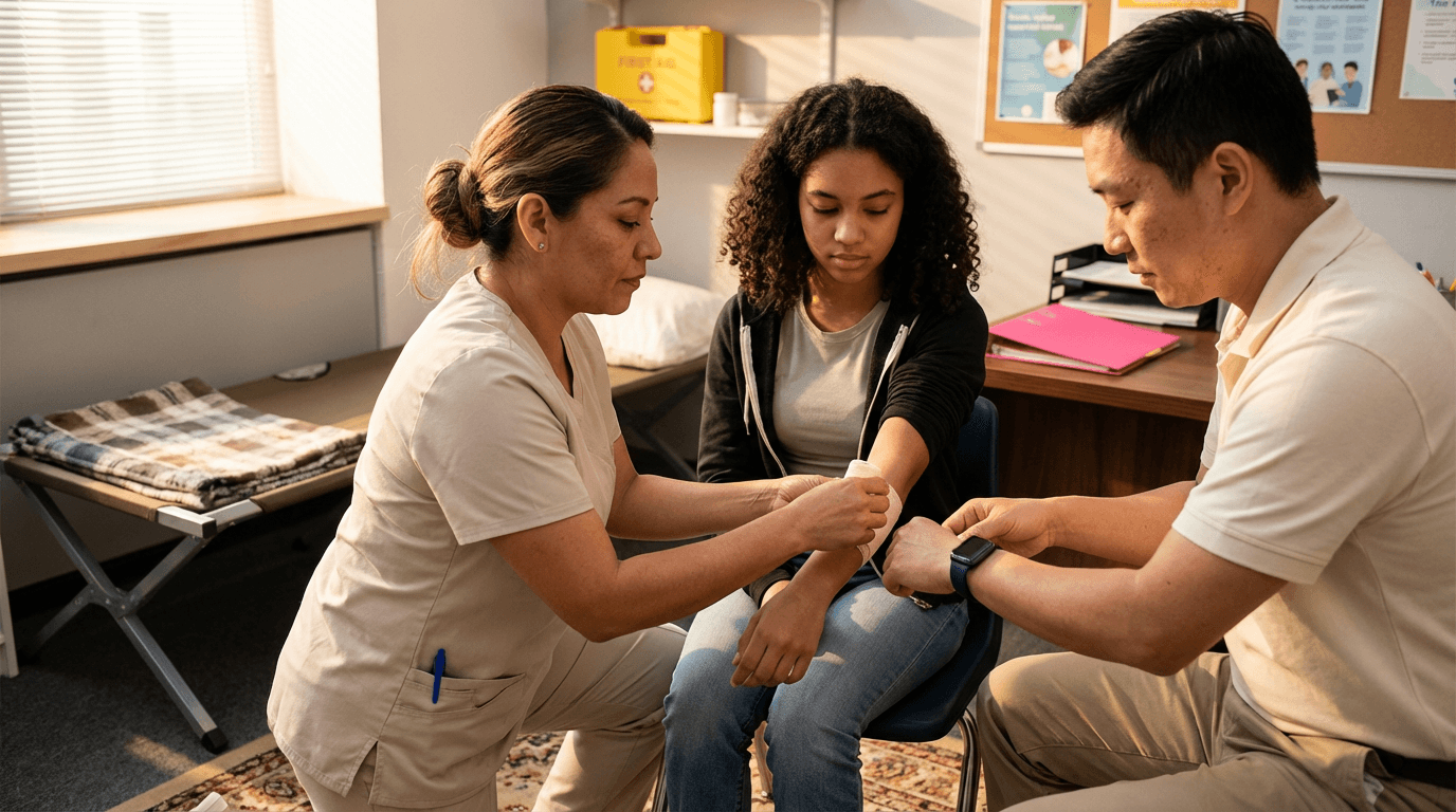 curso práctico de primeros auxilios para enfermería