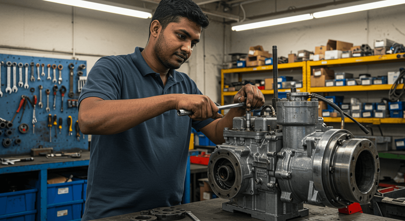 Curso de Especialização em Bombas a Diesel para Máquinas Pesadas