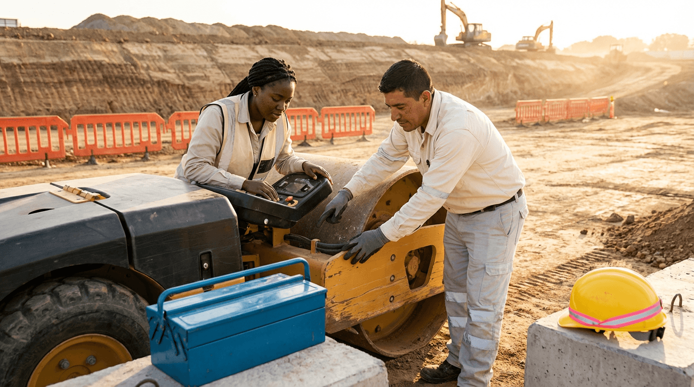 Markpackningsmaskinsoperatörskurs