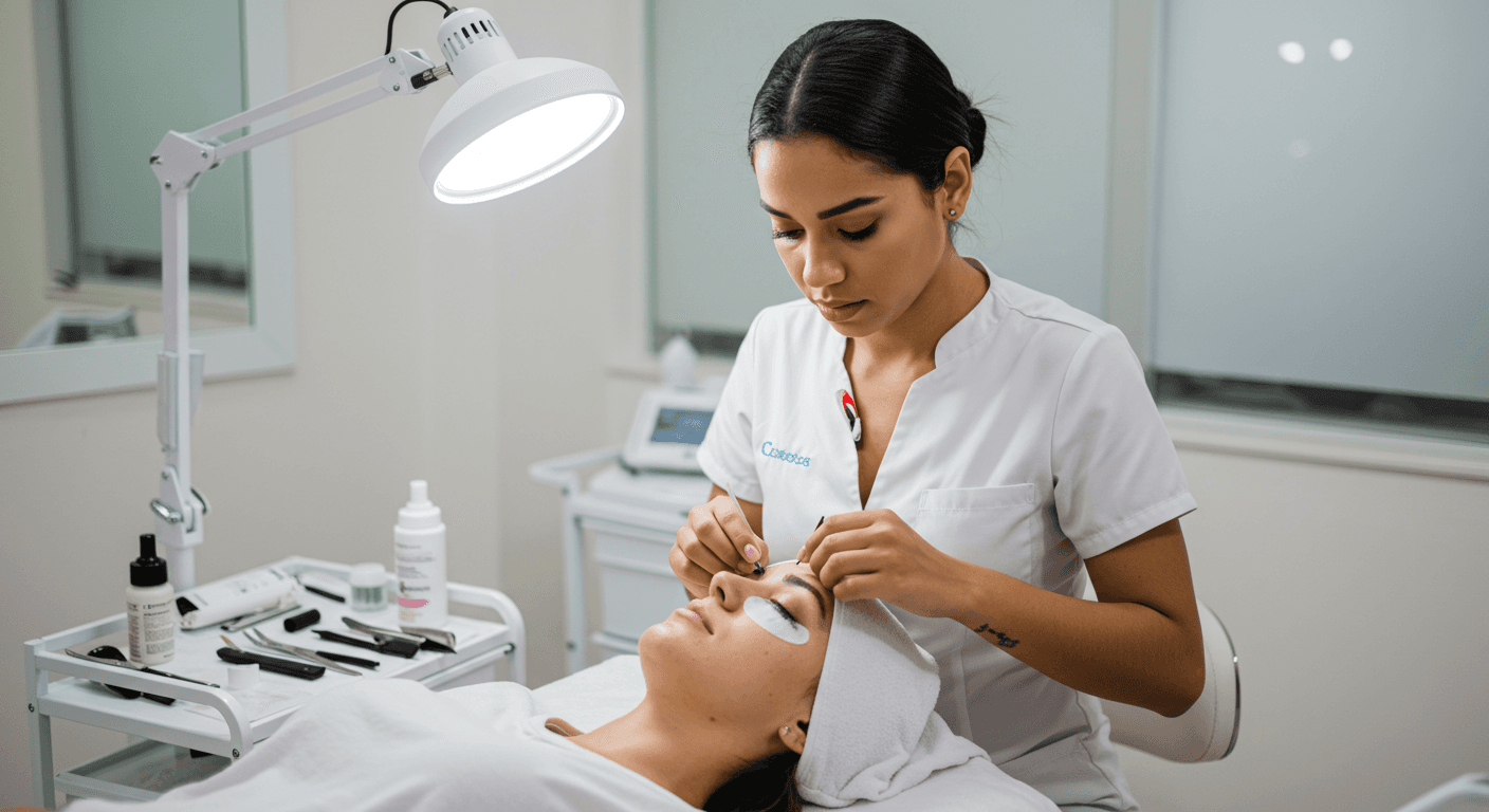 Curso de Especialização em Técnicas e Cuidados para Extensão de Cílios