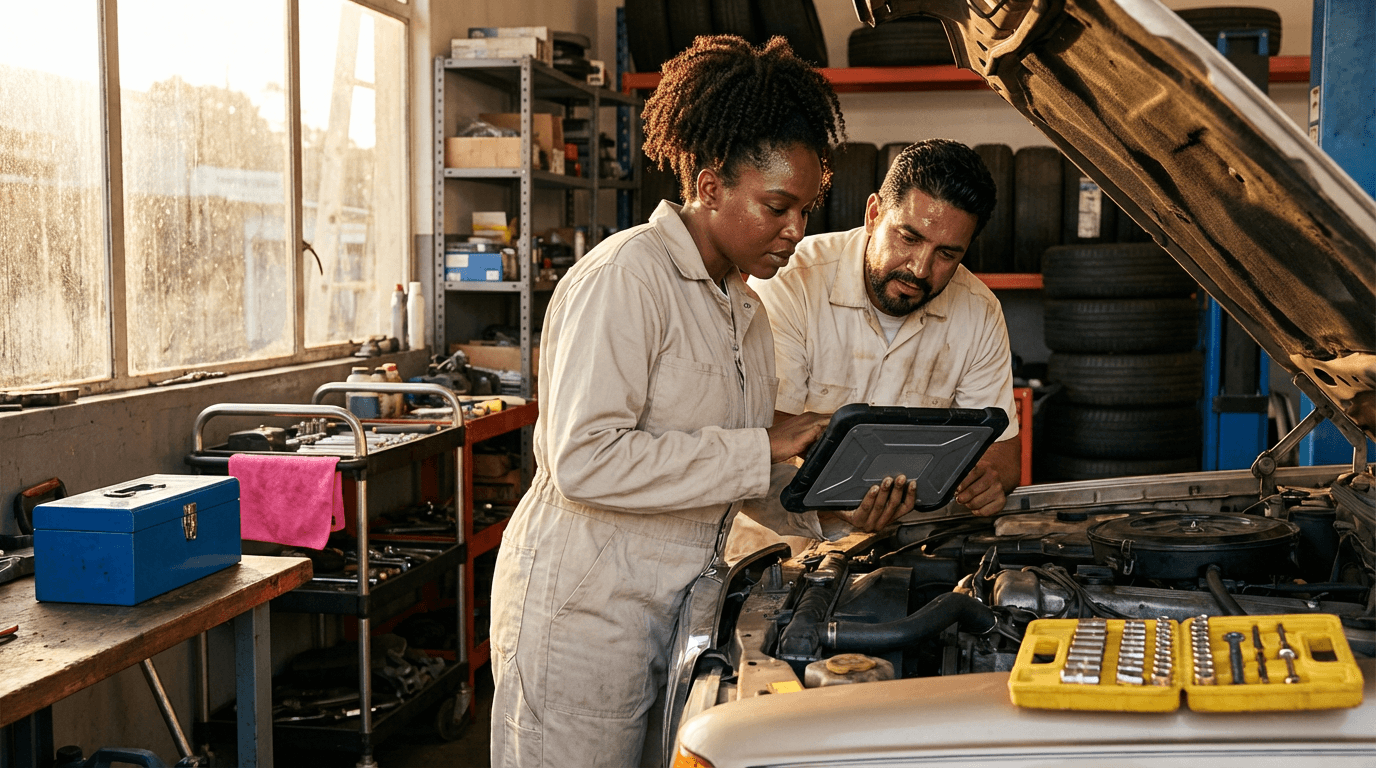 Auto repairman training